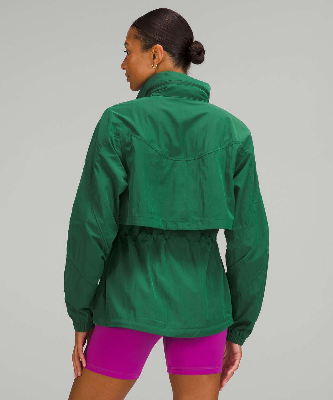 Lululemon Lightweight Hooded Jacket - Everglade Green - lulu fanatics