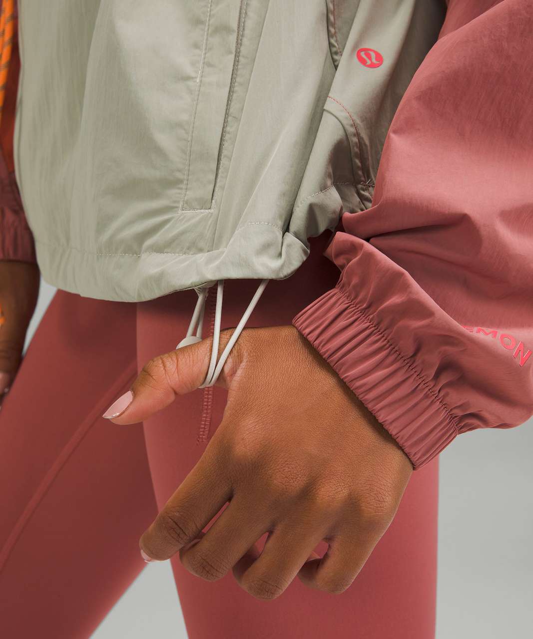 Lululemon Evergreen Anorak - Brier Rose / Pale Raspberry / Natural Ivory