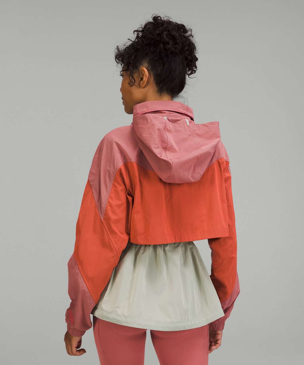 Lululemon Evergreen Anorak - Brier Rose / Pale Raspberry / Natural Ivory