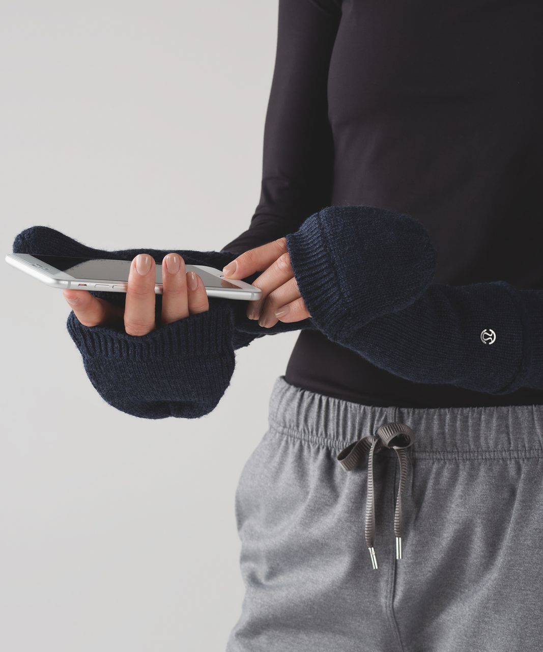 Lululemon Shakti Sherpa Mittens - Heathered Inkwell / Inkwell