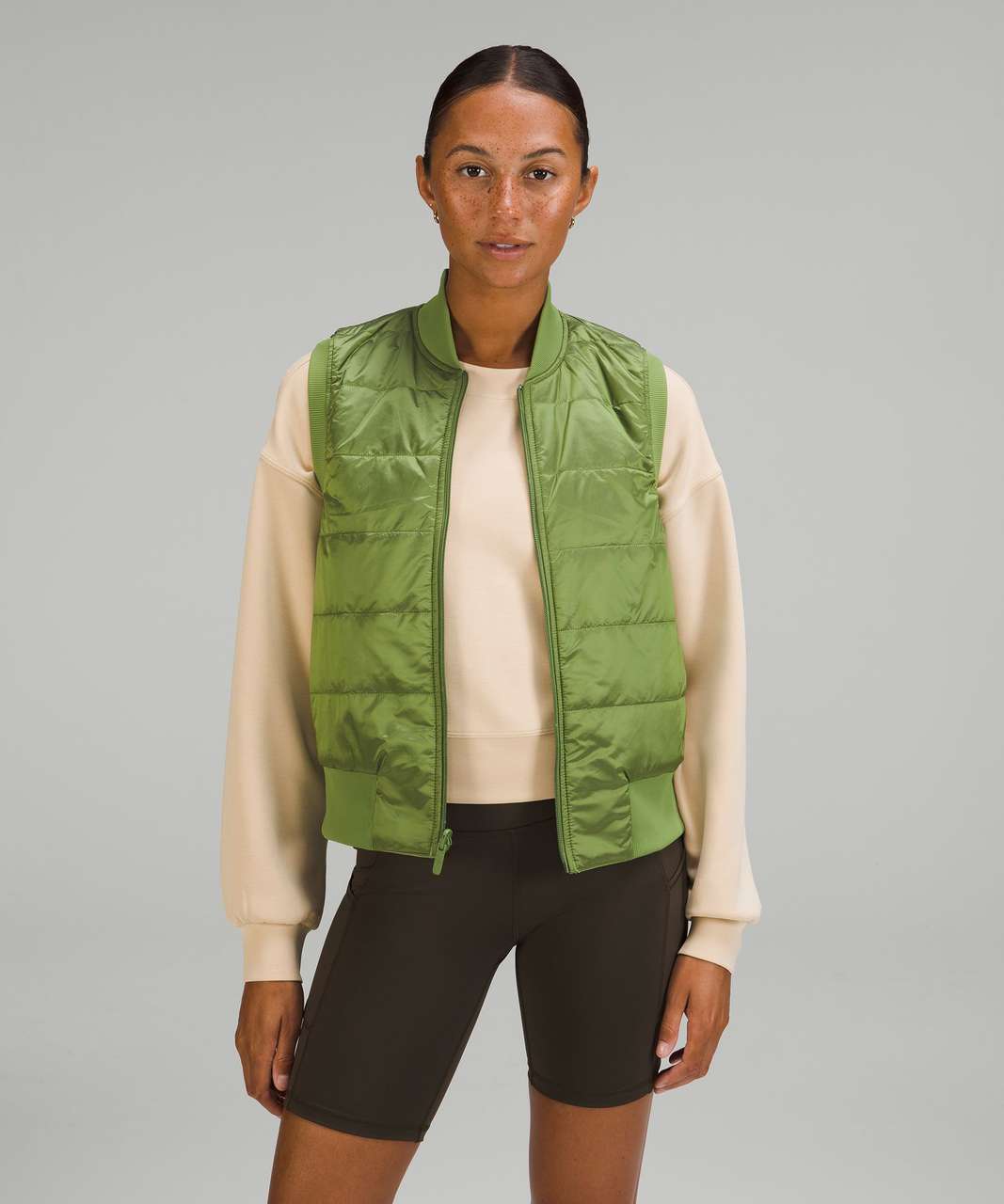 Lululemon Non-Stop Bomber Vest - Green Foliage