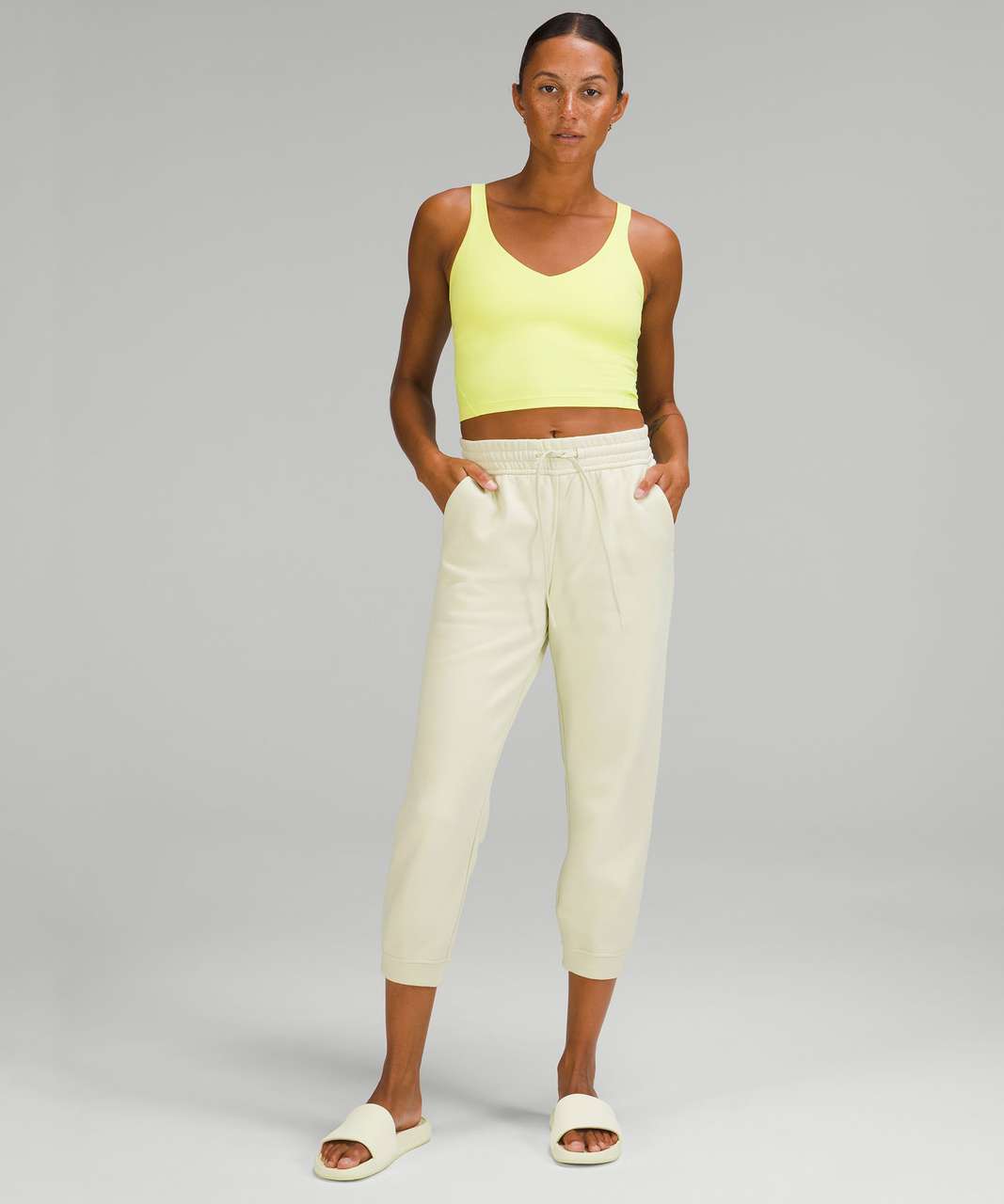 Lululemon Loungeful High-Rise Cropped Jogger - Dewy