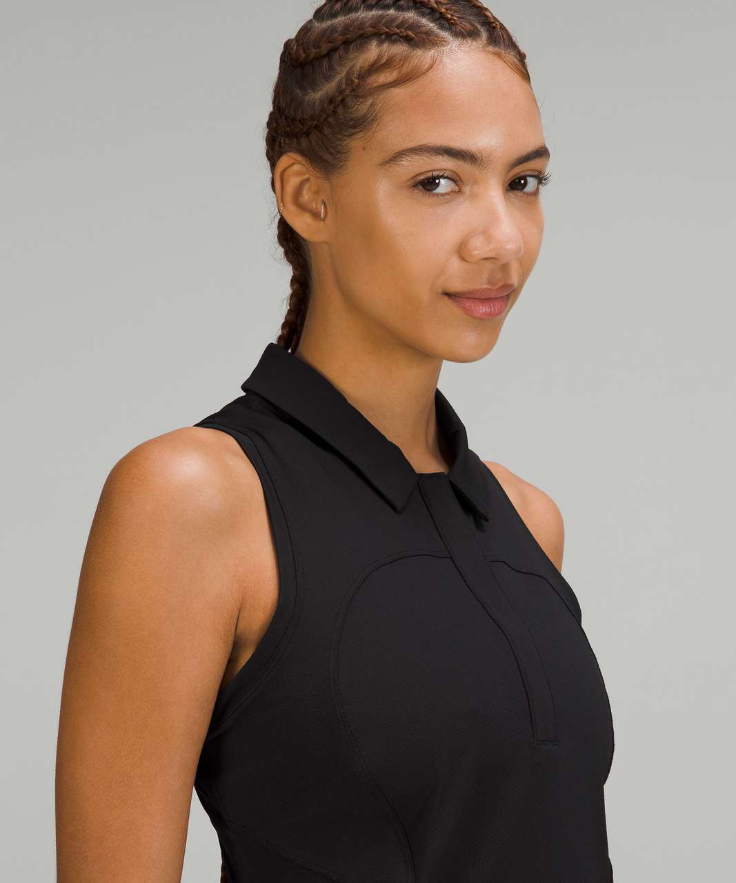 Lululemon Quick-Drying Sleeveless Polo Shirt - Black