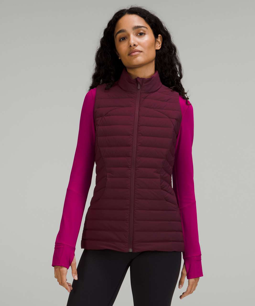 Lululemon Down For It All Jacket - Cassis (First Release) - lulu fanatics