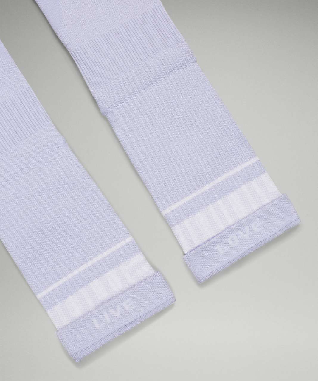 Lululemon Power Stride Crew Sock 3 Pack *Stripe lululemon - Pastel Blue / White / Dew Pink