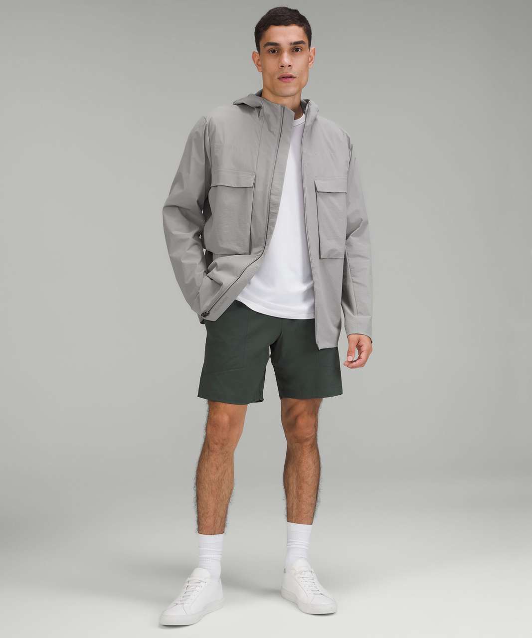 Lululemon Stretch Cargo Jacket - Gull Grey - lulu fanatics