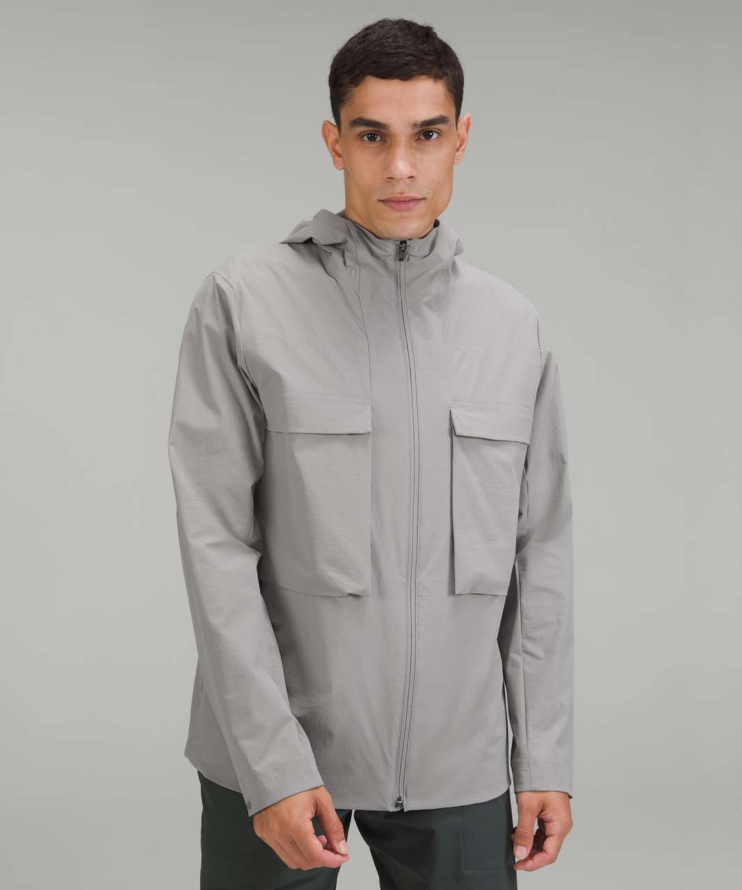 Lululemon Stretch Cargo Jacket - Gull Grey - lulu fanatics