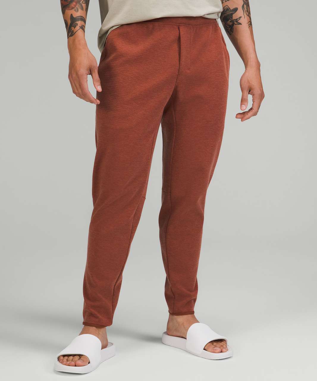 Lululemon GridLiner Fleece Jogger - Heathered Date Brown