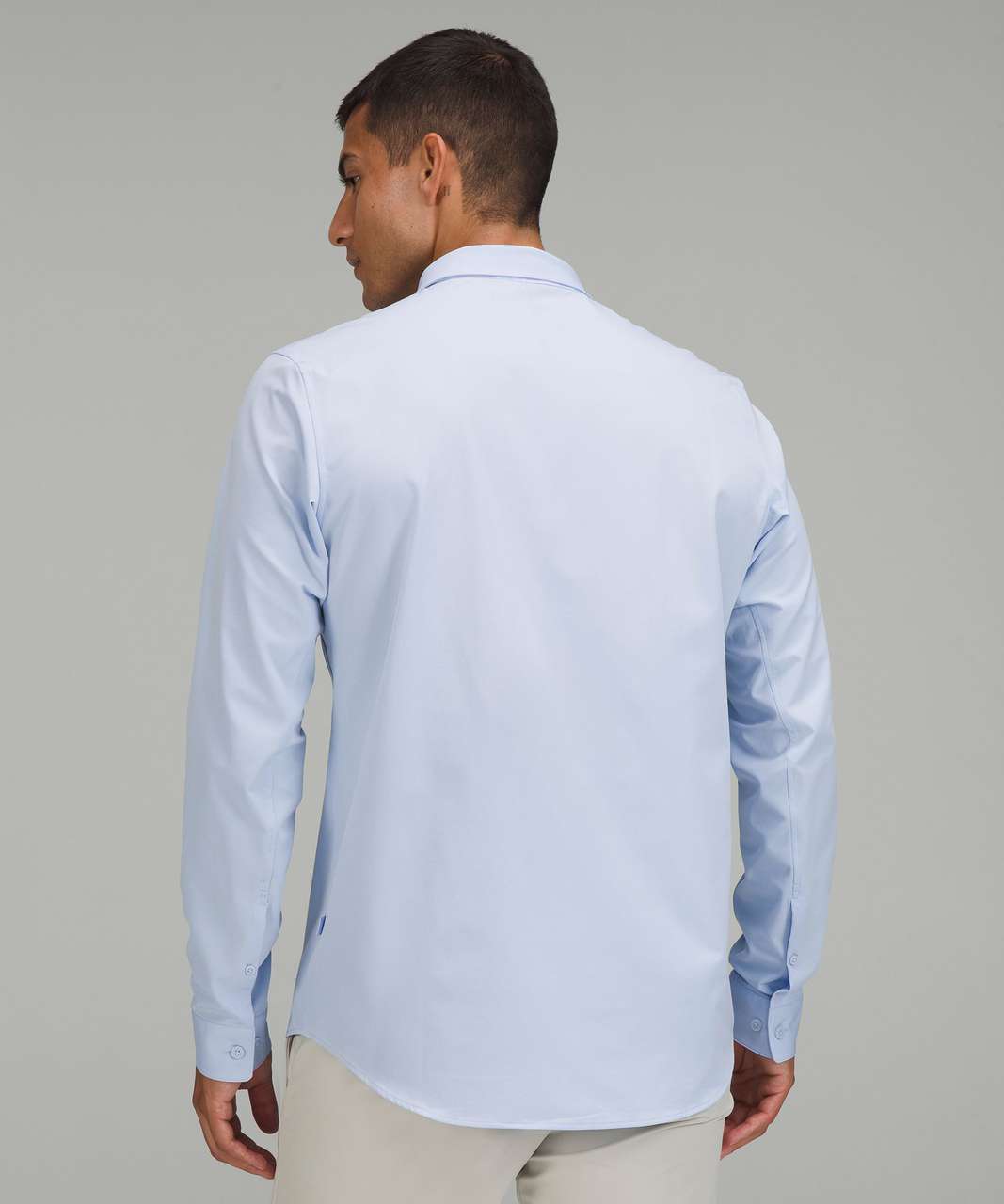 Lululemon New Venture Long Sleeve Shirt - Blue Linen