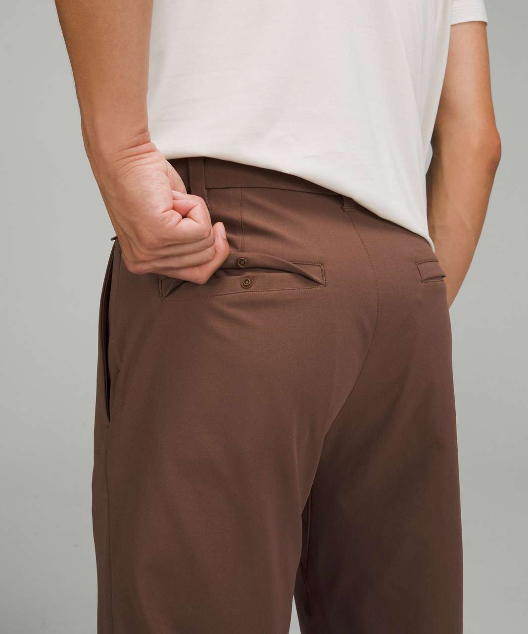 Lululemon Commission Classic-Fit Pant 34" *Warpstreme - Dark Mocha