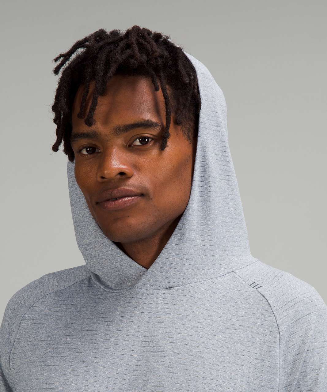 Lululemon Drysense Training Hoodie - Heathered Chambray