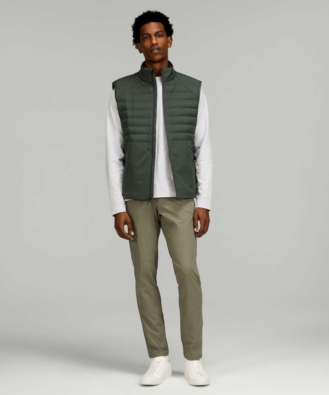 Down for It All Vest - Smoked Spruce (M) - Invastor