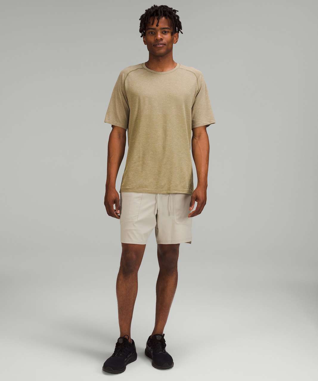 Lucky Brand 7 Pull Up Linen Shorts