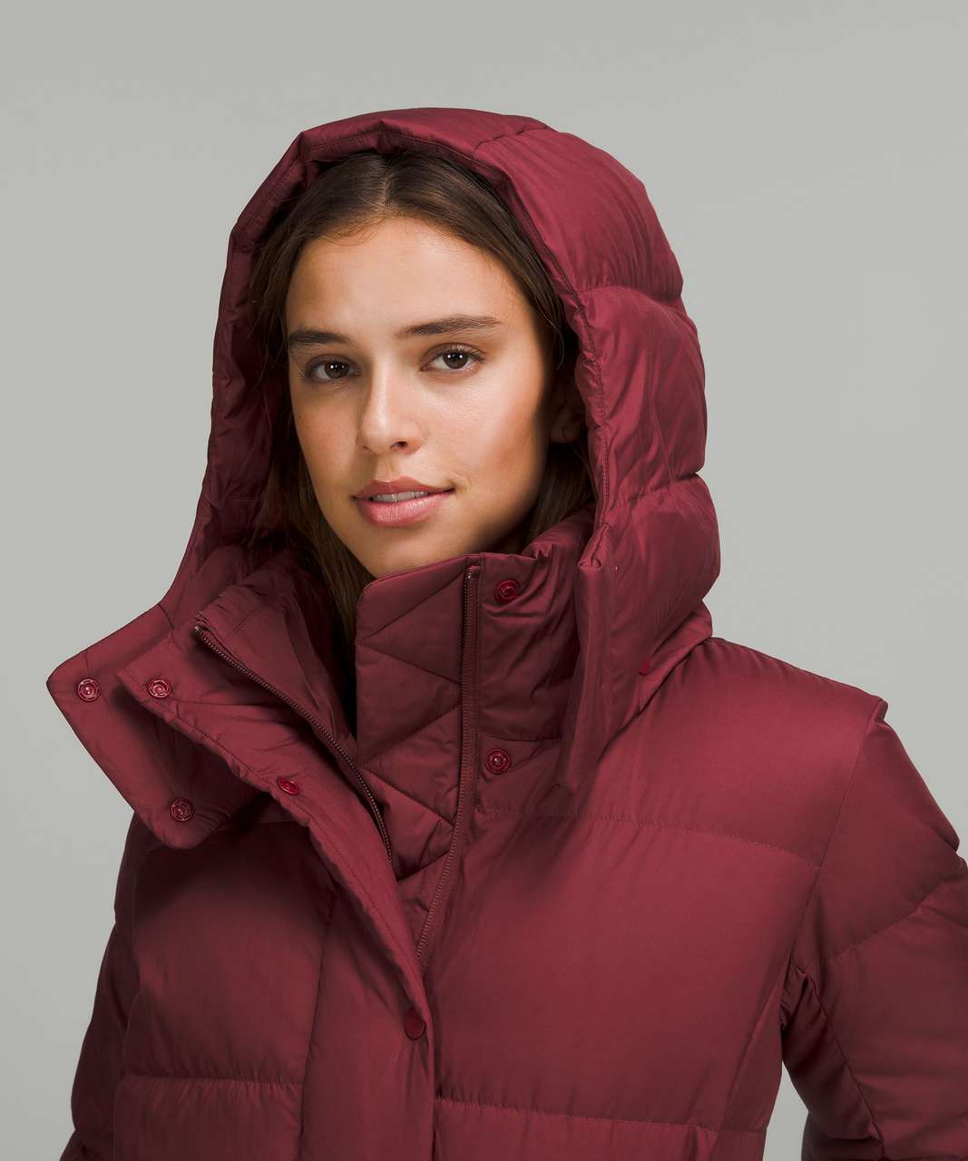 Lululemon Wunder Puff Waist Jacket - Mulled Wine - lulu fanatics