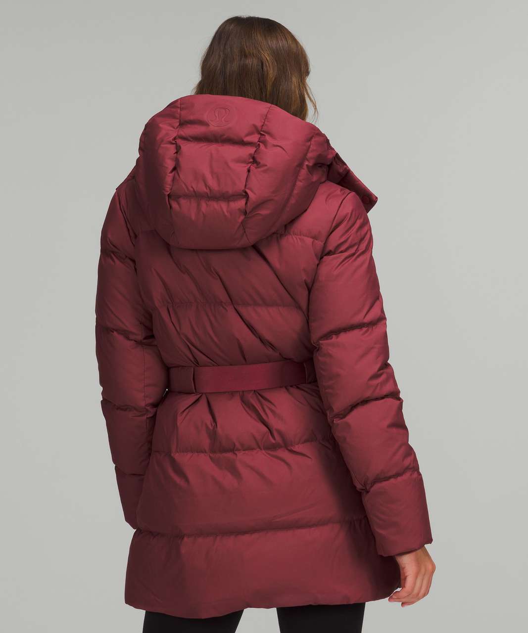 NWT Lululemon Wunder Puff Waist Jacket Warmth Mulled Wine Size 4-LW4BQVC  MLWI