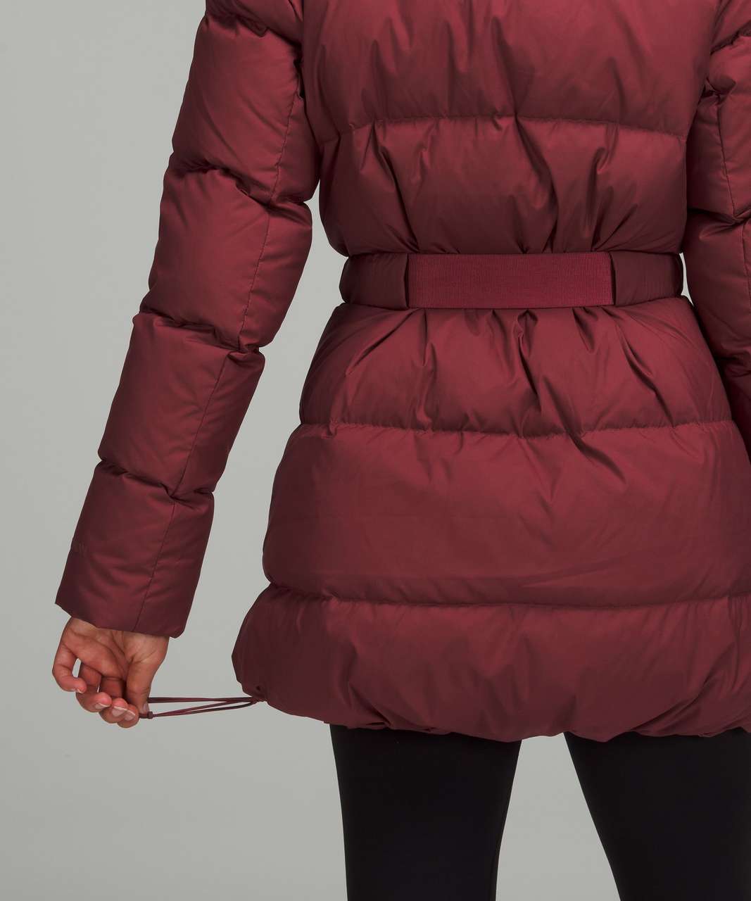 Lululemon Wunder Puff Waist Jacket - Mulled Wine