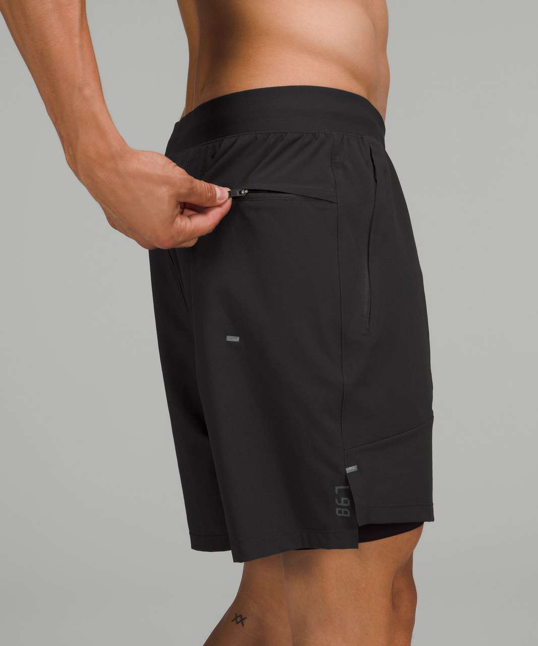 Shorts Lululemon Black size 14-16 US in Polyester - 27058815