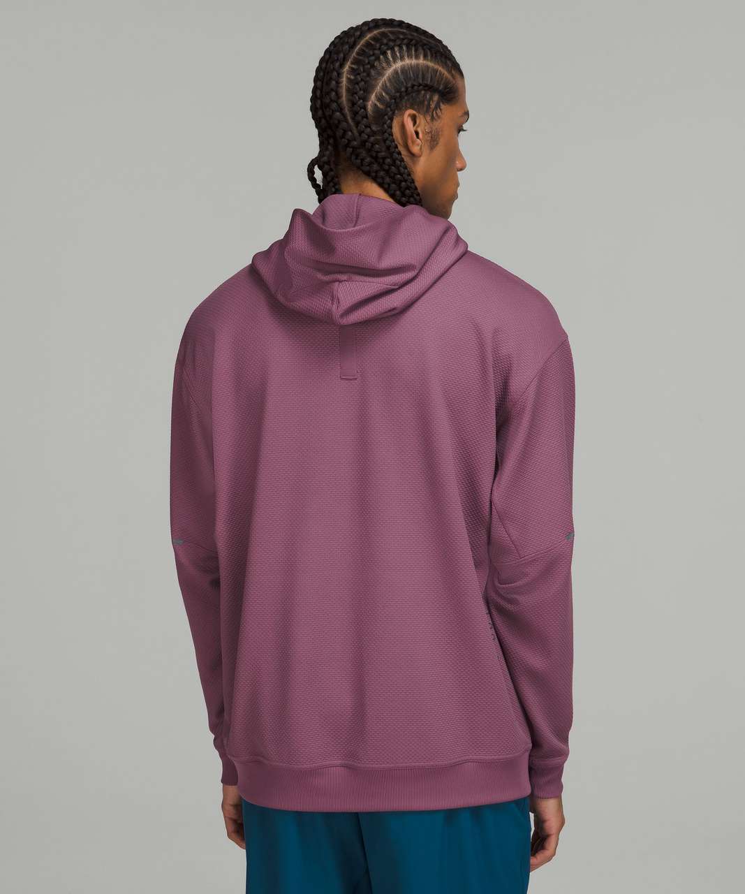 Purple Brand Beach Cotton Relaxed Fit Hoodie