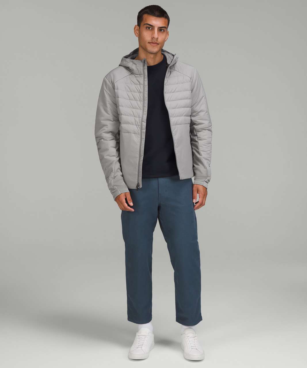 Lululemon Down for It All Hoodie - Gull Grey