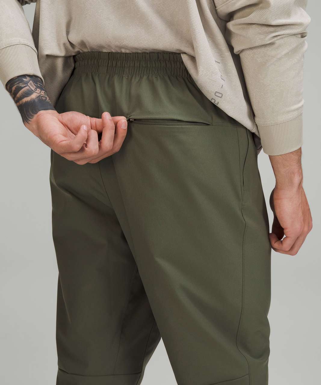 lululemon POCKET - Trousers - medium olive/green - Zalando.de