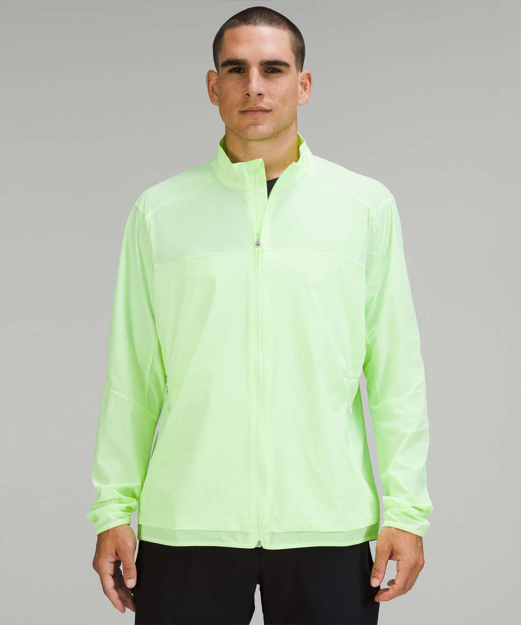 Lululemon Stretch Ventilated Running Jacket - Faded Zap - lulu 