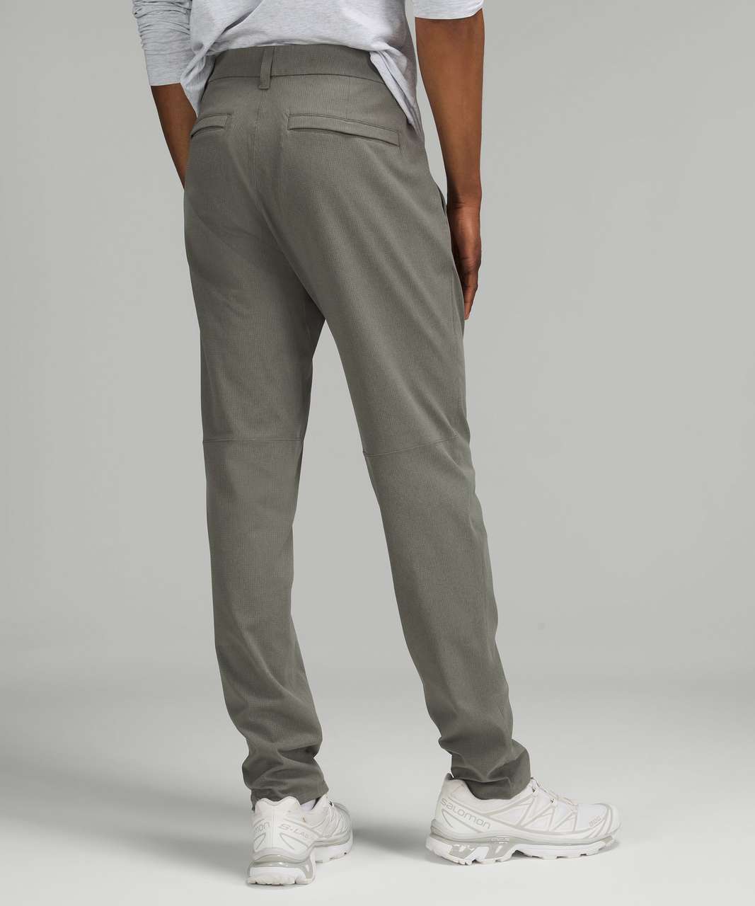 Commission Pant Slim 34”L *Canvas in Graphite Grey size 30W / ABC Pant Slim  34”L *Dye in Washed Grey Sage size 30W : r/lululemon