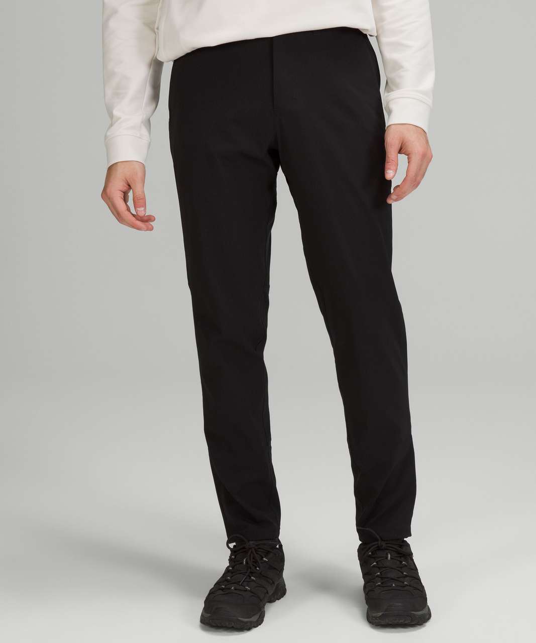 Premium Black Slim Fit Formal Pant by RICHMAN