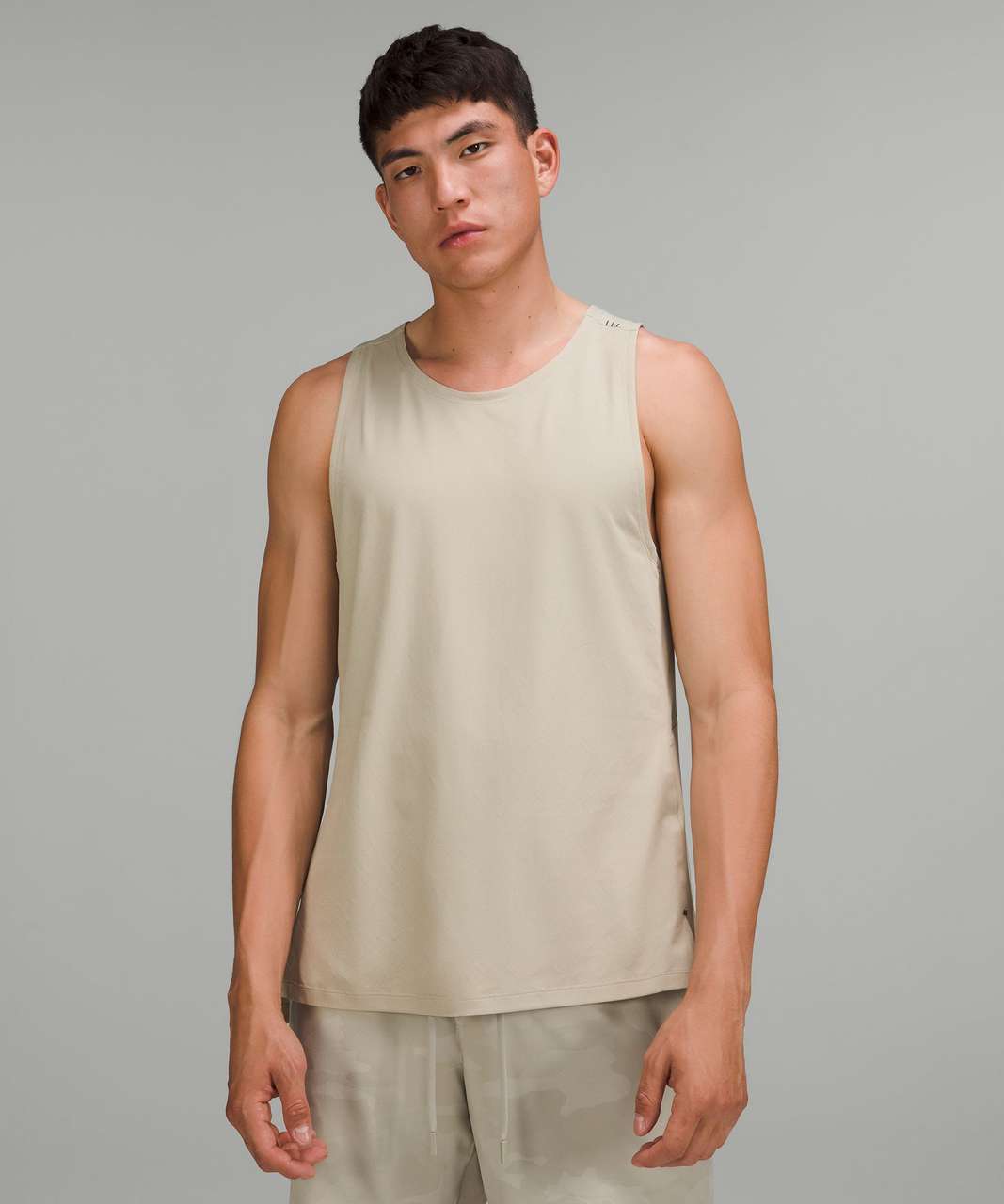 Lululemon Textured Training Tank Top - Raw Linen / Silverstone - lulu  fanatics