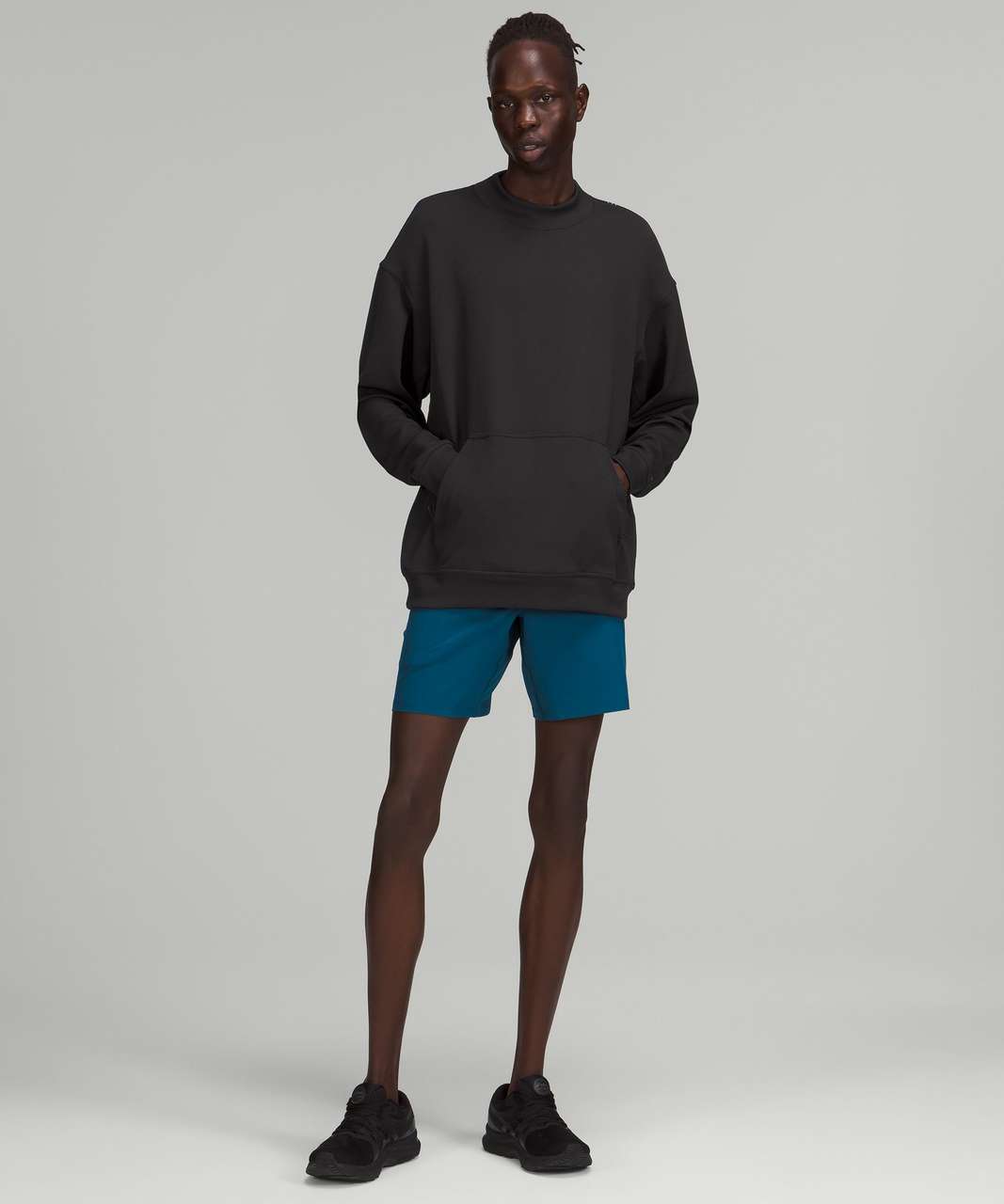 Lululemon Relaxed-Fit Training Long Sleeve Crew - Black