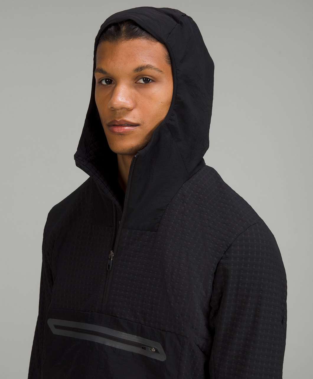 Lululemon Water-Repellent Fleece Hiking Anorak - Black