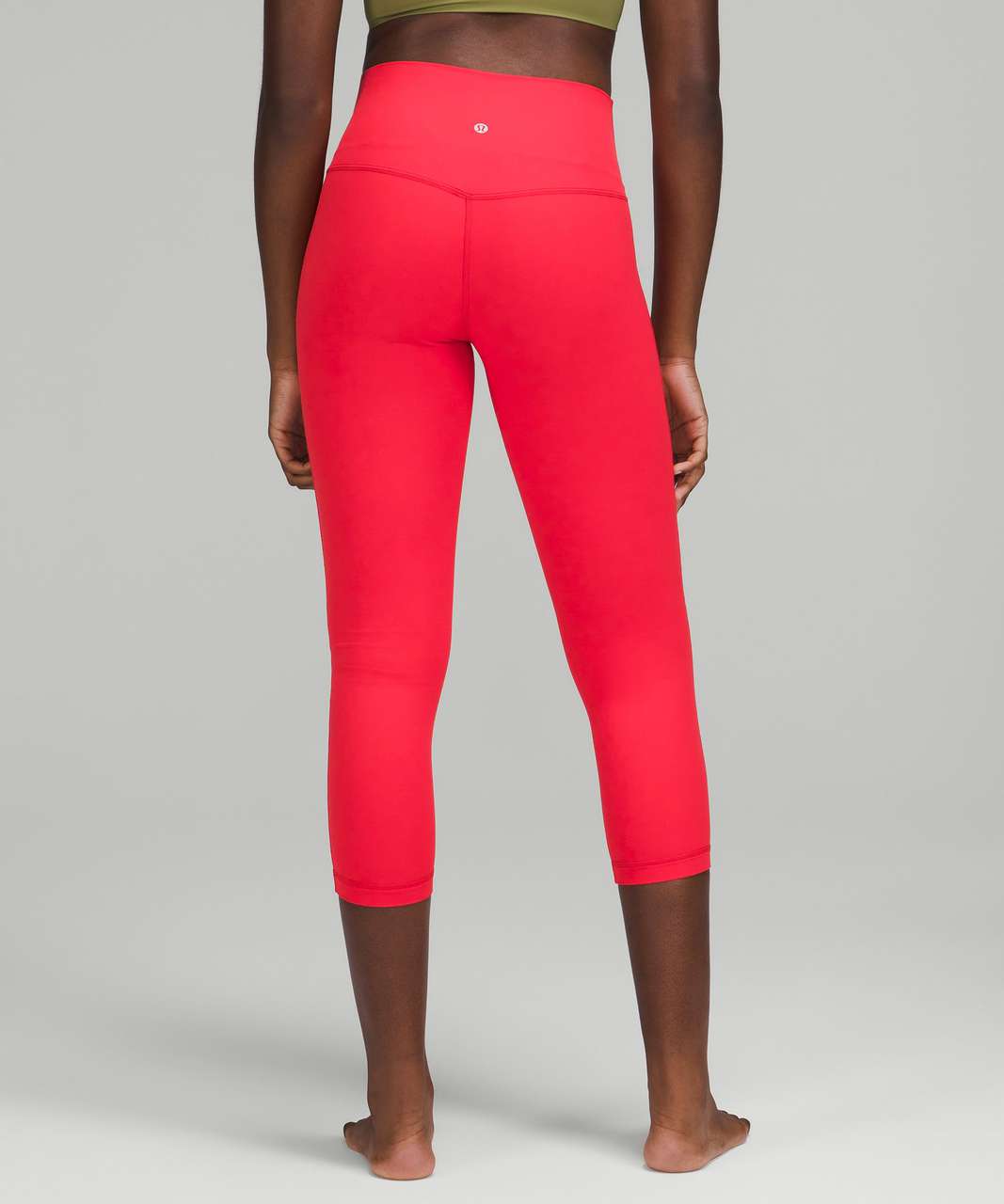 Lululemon Align High-Rise Crop 23 - Love Red - lulu fanatics