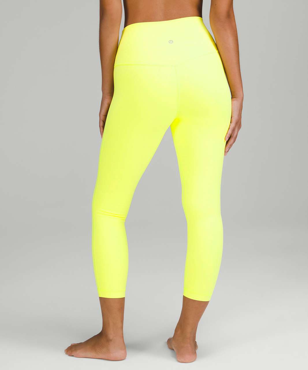 Lululemon Align High-Rise Crop 23 - Electric Lemon - lulu fanatics