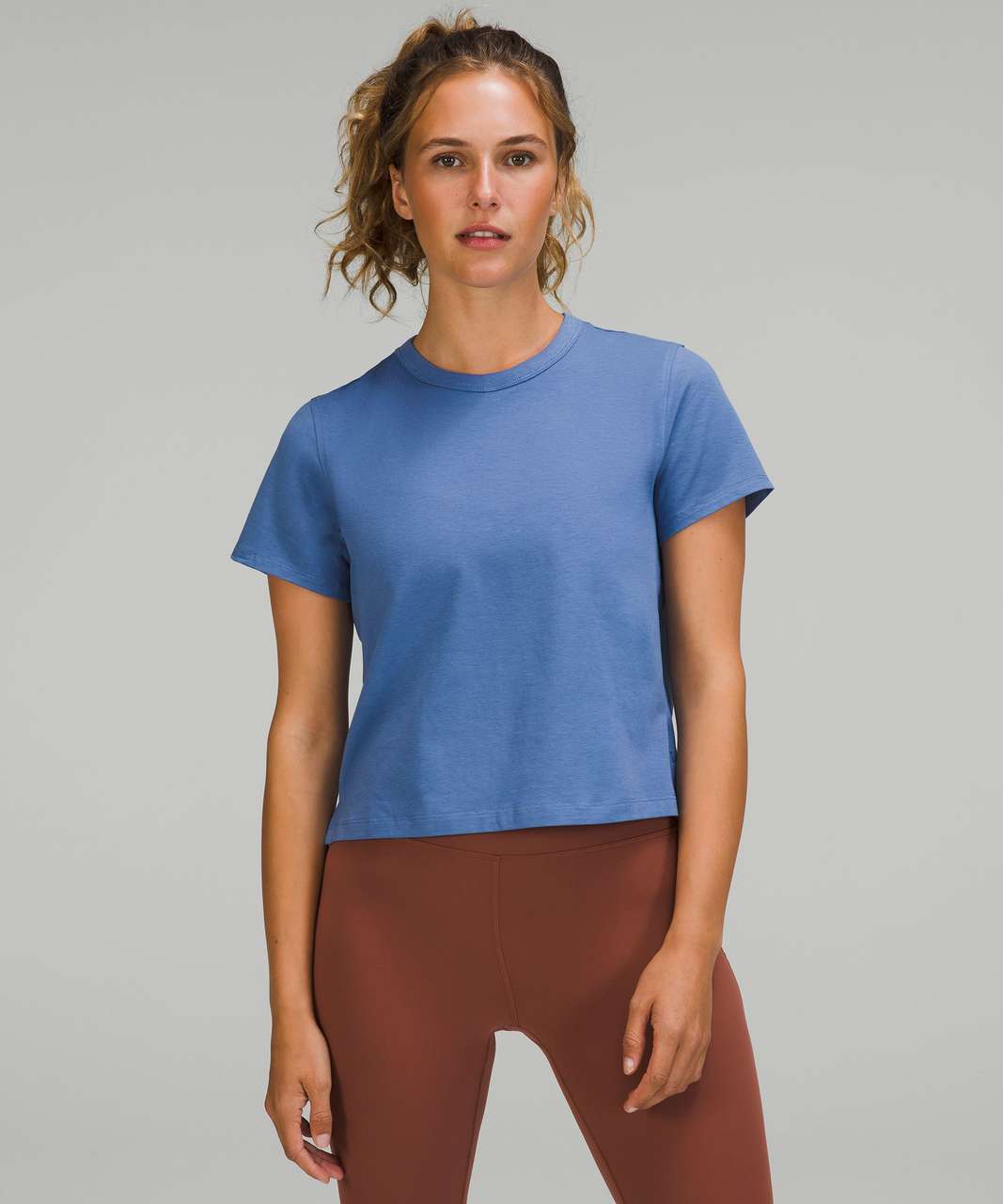 Lululemon Classic-Fit Cotton-Blend T-Shirt - Water Drop