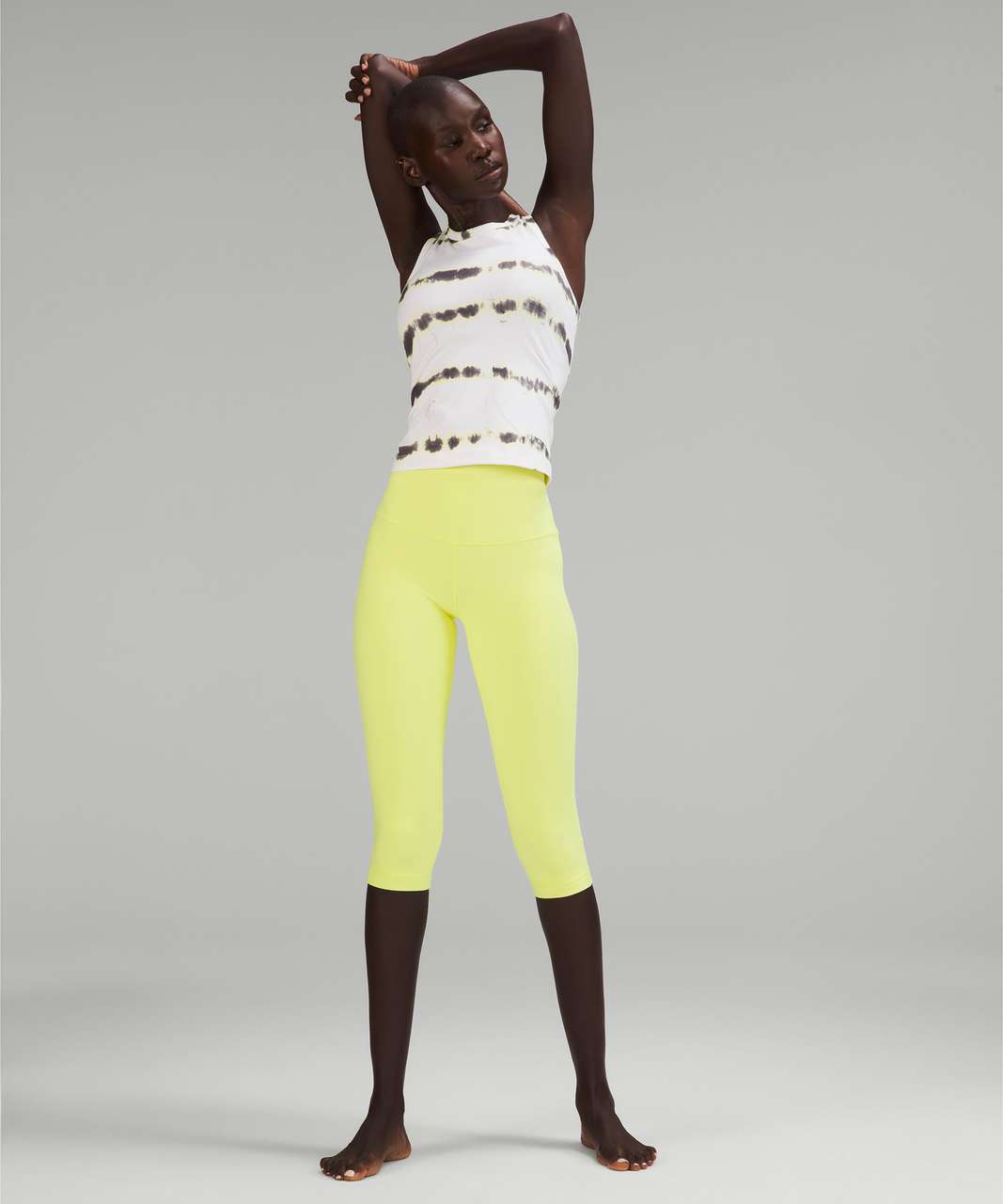 Lululemon Align High-Rise Crop 17 - Kohlrabi Green - lulu fanatics