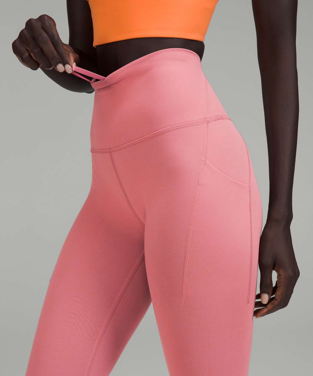 Lululemon Wunder Train High-Rise Tight with Pockets 25" - Brier Rose