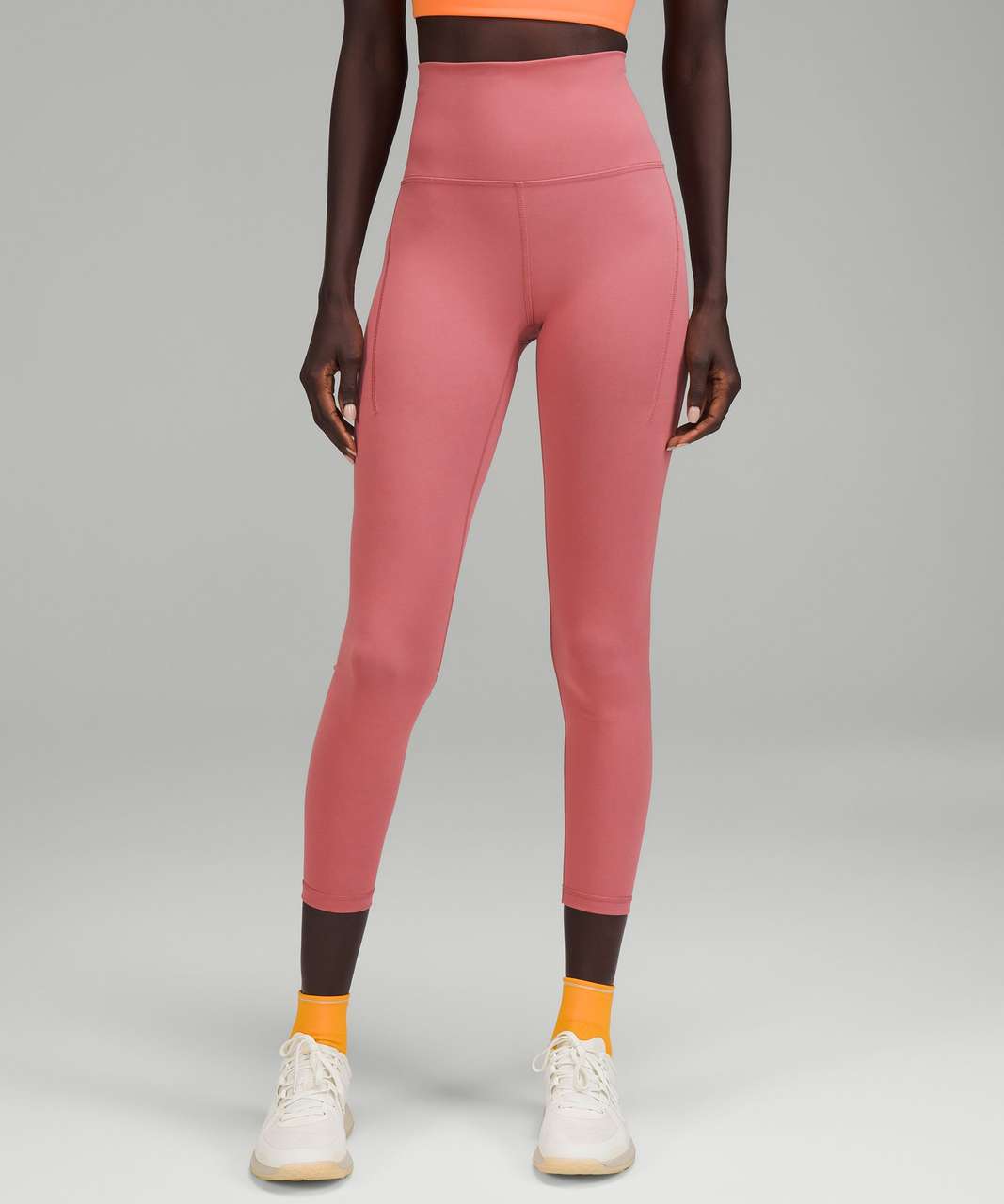 Lululemon Wunder Train High-Rise Tight with Pockets 25" - Brier Rose