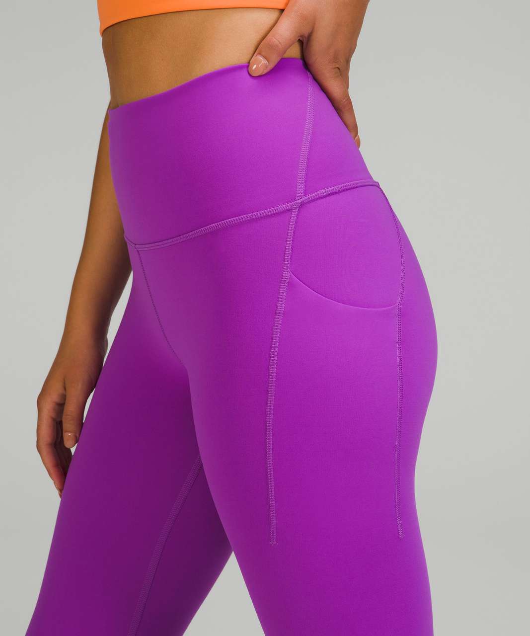 Lululemon Wunder Train High-Rise Tight with Pockets 25" - Moonlit Magenta