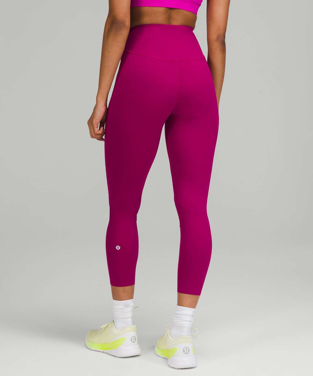 LULULEMON Dark Magenta High-Rise Pant Leggings Side Criss Cross