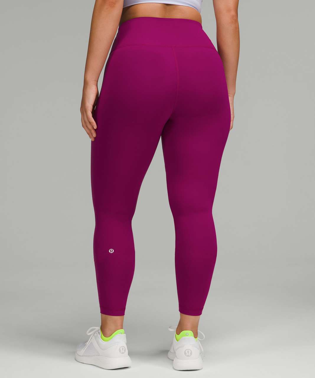 LULULEMON Wunder Under HR Tight 25 *Flux Leggings Magenta Glow Size 8 NEW  w/Tag