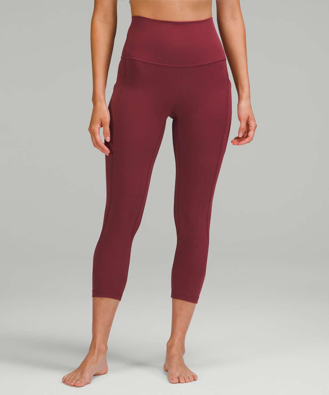 Lululemon Align High-Rise Crop 23 - Rainforest Green - lulu fanatics