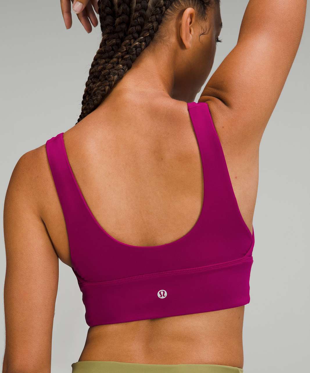 Lululemon Align High Neck Tank Nulu Size 2 C/D cup Magenta Purple MGPR  05966