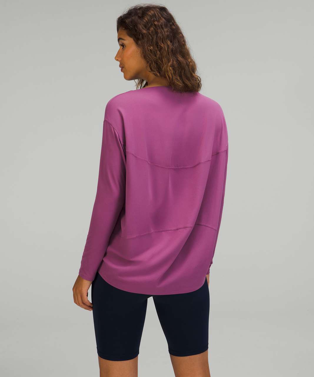 Lululemon Back in Action Long Sleeve Shirt *Nulu - Vintage Plum