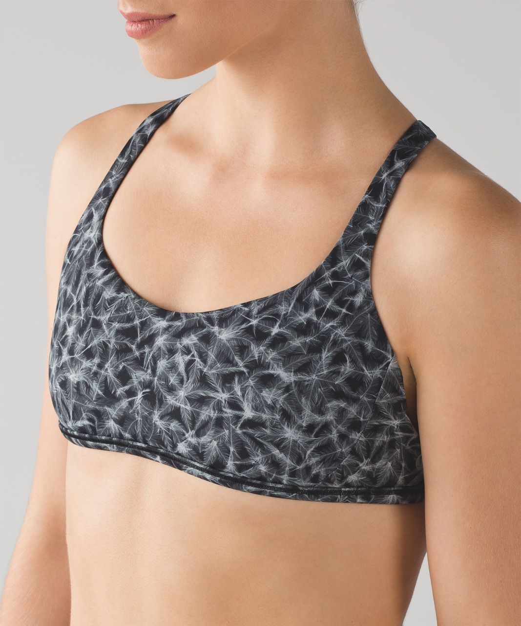 Lululemon Free To Be Zen Bra - Plume White Black