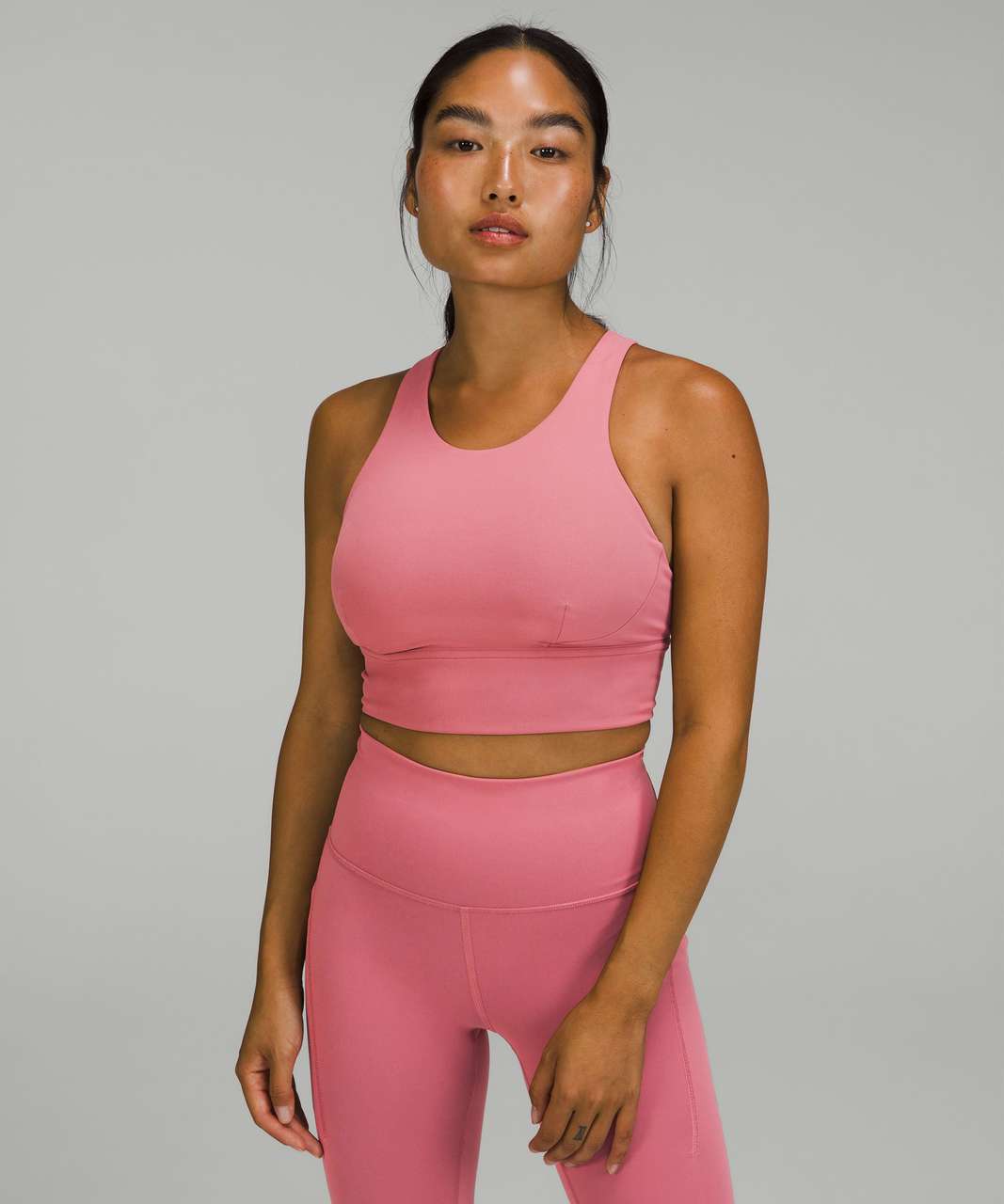 Found in store yesterday on markdown ($39) 🇨🇦 Has this even released?  Wunder Train LL bra in Sonic Pink. No other sizes avail. : r/lululemon