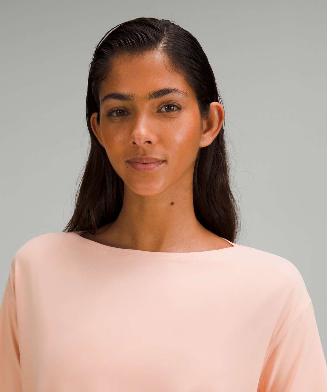 Lululemon Back in Action Short Sleeve T-Shirt *Nulu - Peach Satin