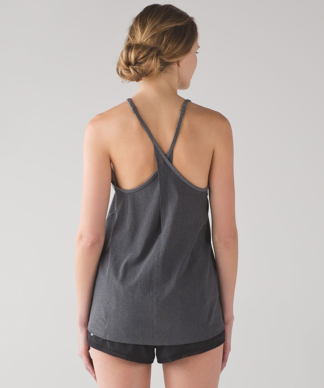 Lululemon Featherlight Singlet Mesh - Heathered Black