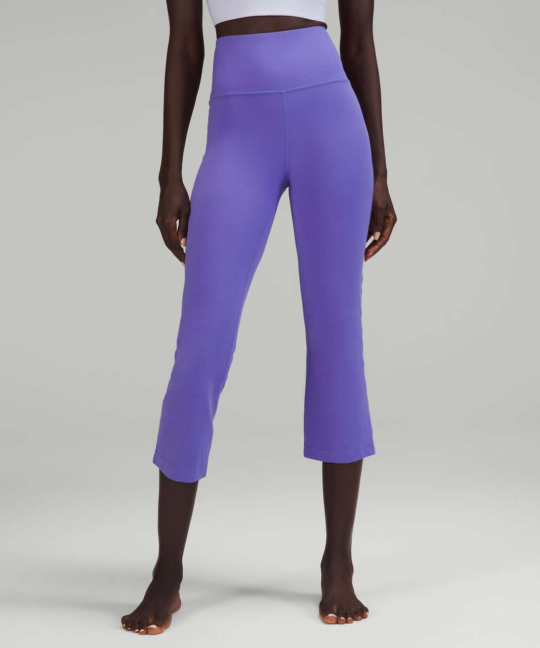 Lululemon Groove Super-High-Rise Crop 23 - Charged Indigo - lulu fanatics