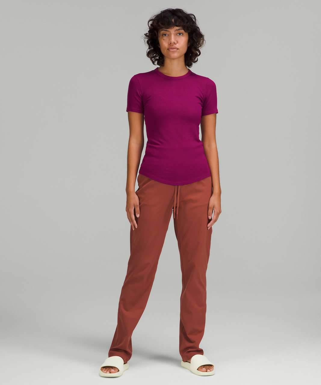 Lululemon Hold Tight Short Sleeve Shirt - Magenta Purple