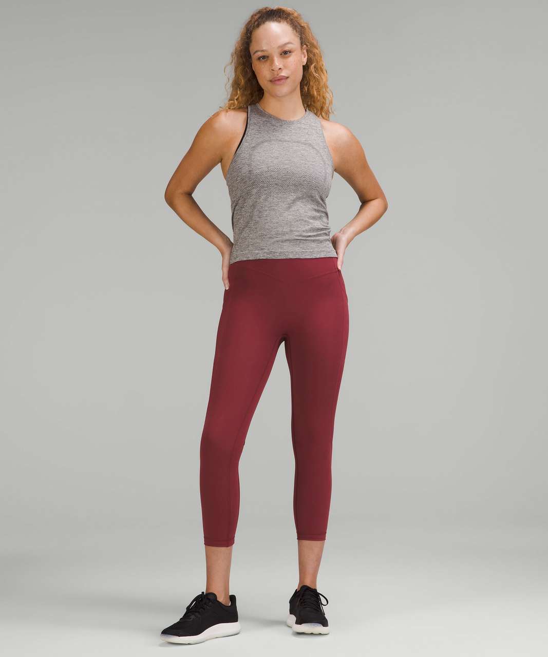 Lululemon All The Right Places Crop II *23 - Cayenne - lulu fanatics