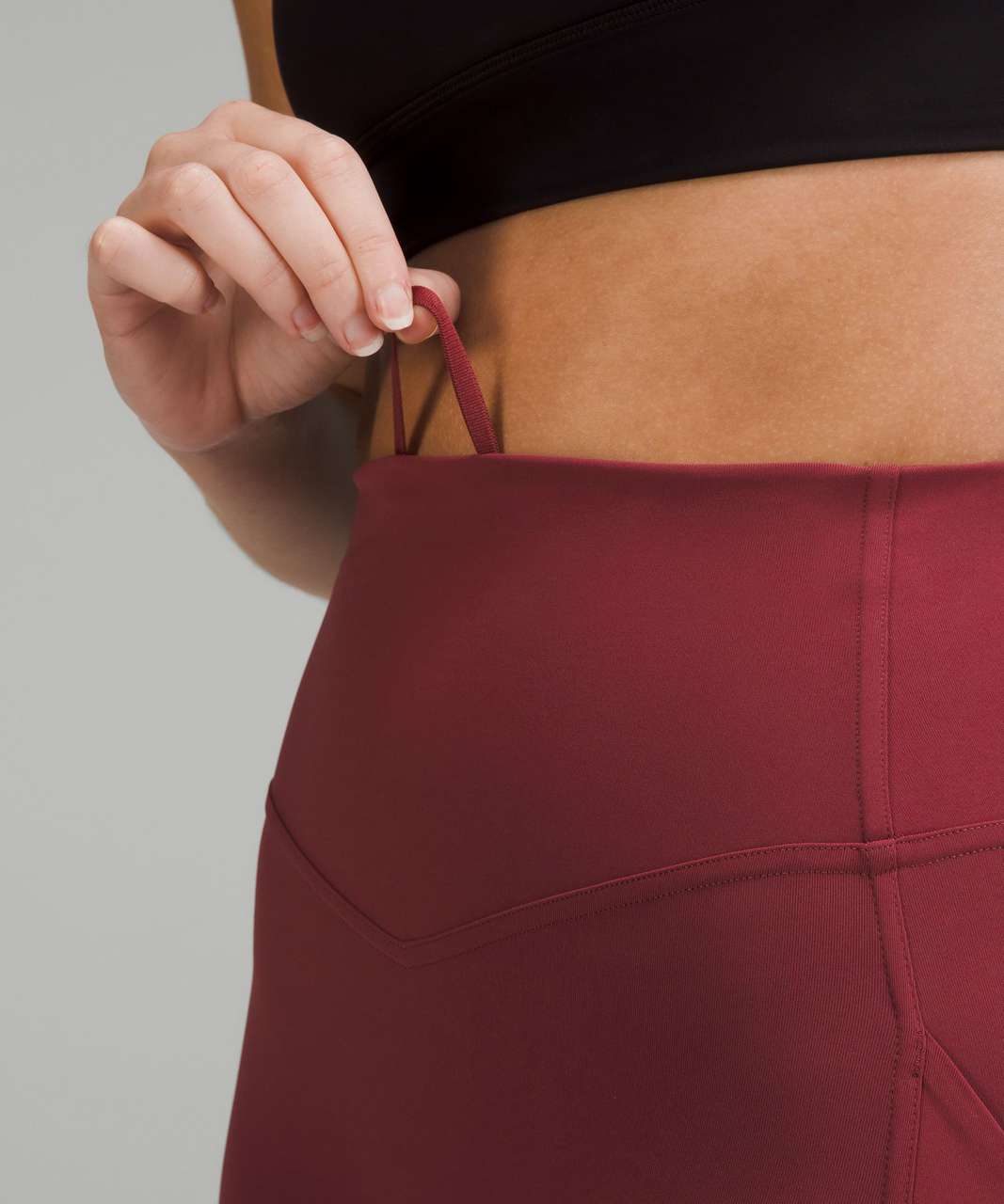 Lululemon All the Right Places High-Rise Drawcord Waist Crop 23” - Mulled Wine